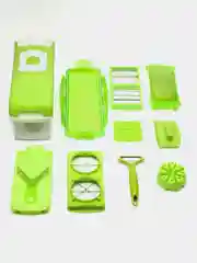 Зеленый терка для овощей / Овощерезка ручная универсальная Nicer Dicer