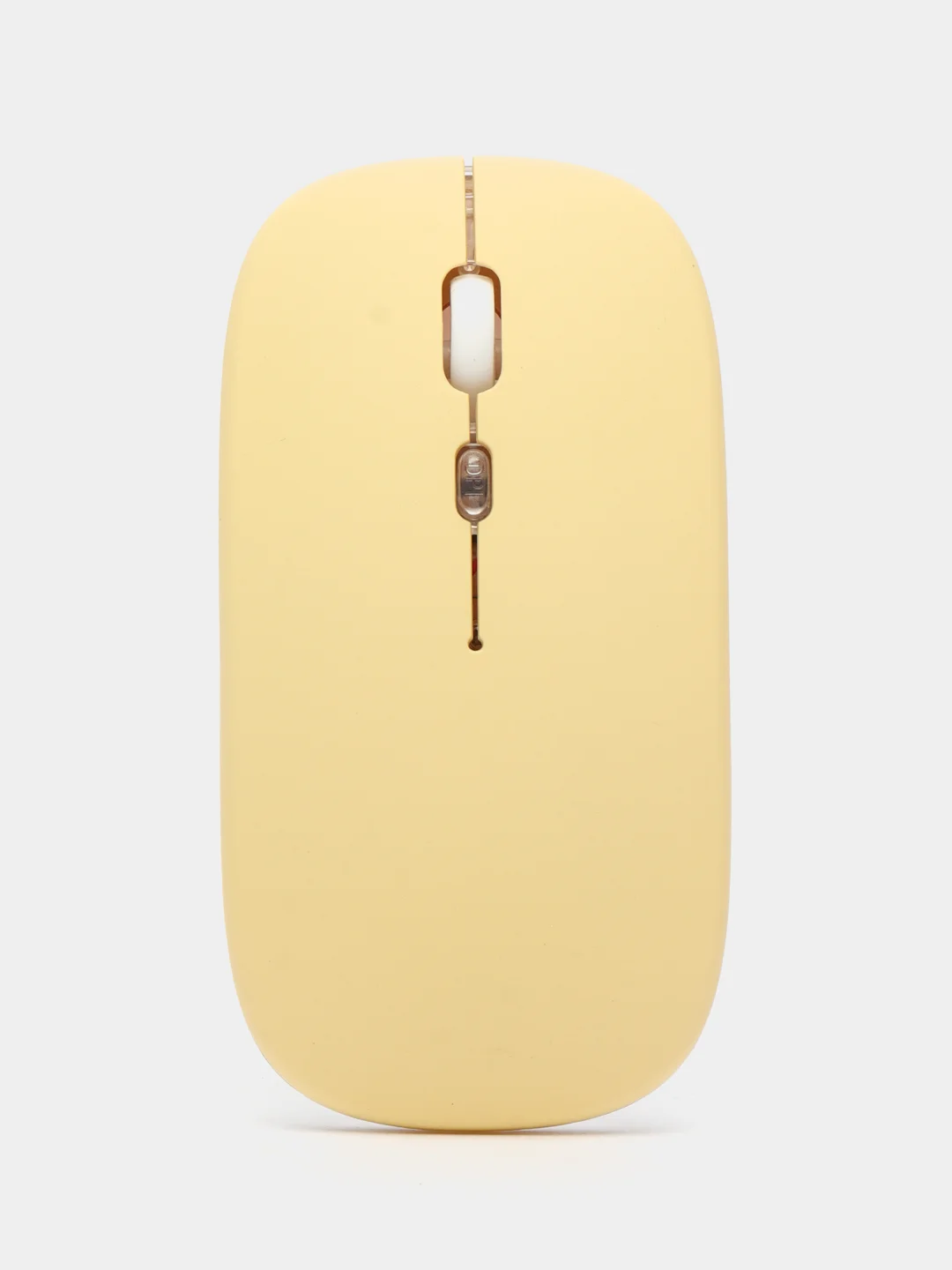 Желтый мышь компьютерная, бесшумная, беспроводная, RGB-подсветка, USB зарядка