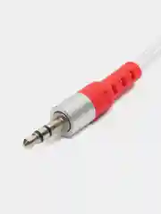 Кабель соединительный Pro Legend, 3.5 Jack (M) - 3.5 Jack (M) тканевая оплетка, белый, 1м.