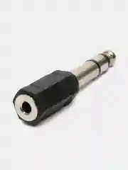 Переходник Jack 6.3 mm вилка - Jack 3.5 mm розетка, аудио-стерео