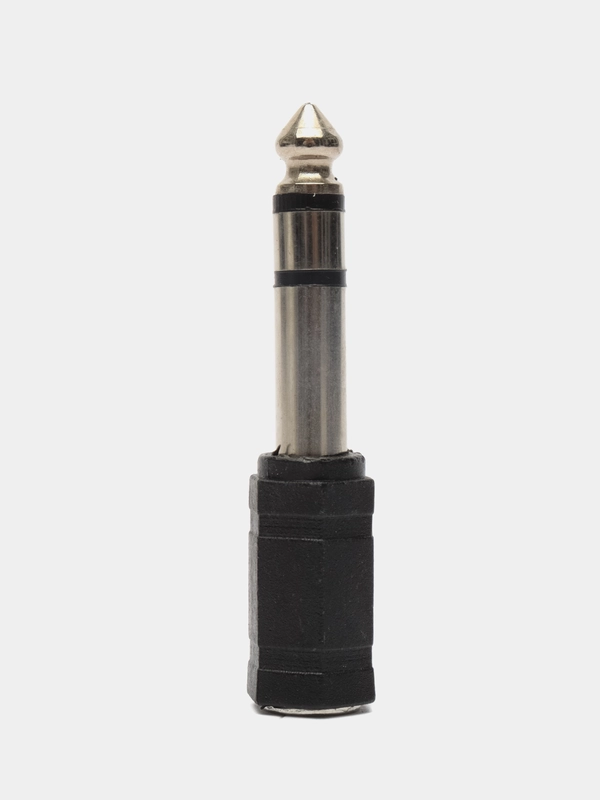 Переходник Jack 6.3 mm вилка - Jack 3.5 mm розетка, аудио-стерео