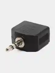 Переходник Jack 3.5 mm вилка <--> 2хJack 3.5 mm розетка, стерео-аудио
