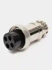 Разъем MIC16 4P гнездо металл на кабель, Pro Legend