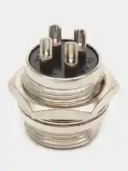 Разъем MIC16 4P штекер металл на корпус, Pro Legend
