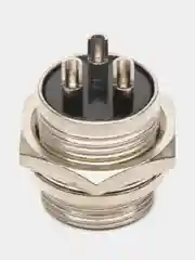 Разъем MIC16 3P штекер металл на корпус, Pro Legend