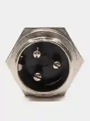 Разъем MIC16 3P штекер металл на корпус, Pro Legend