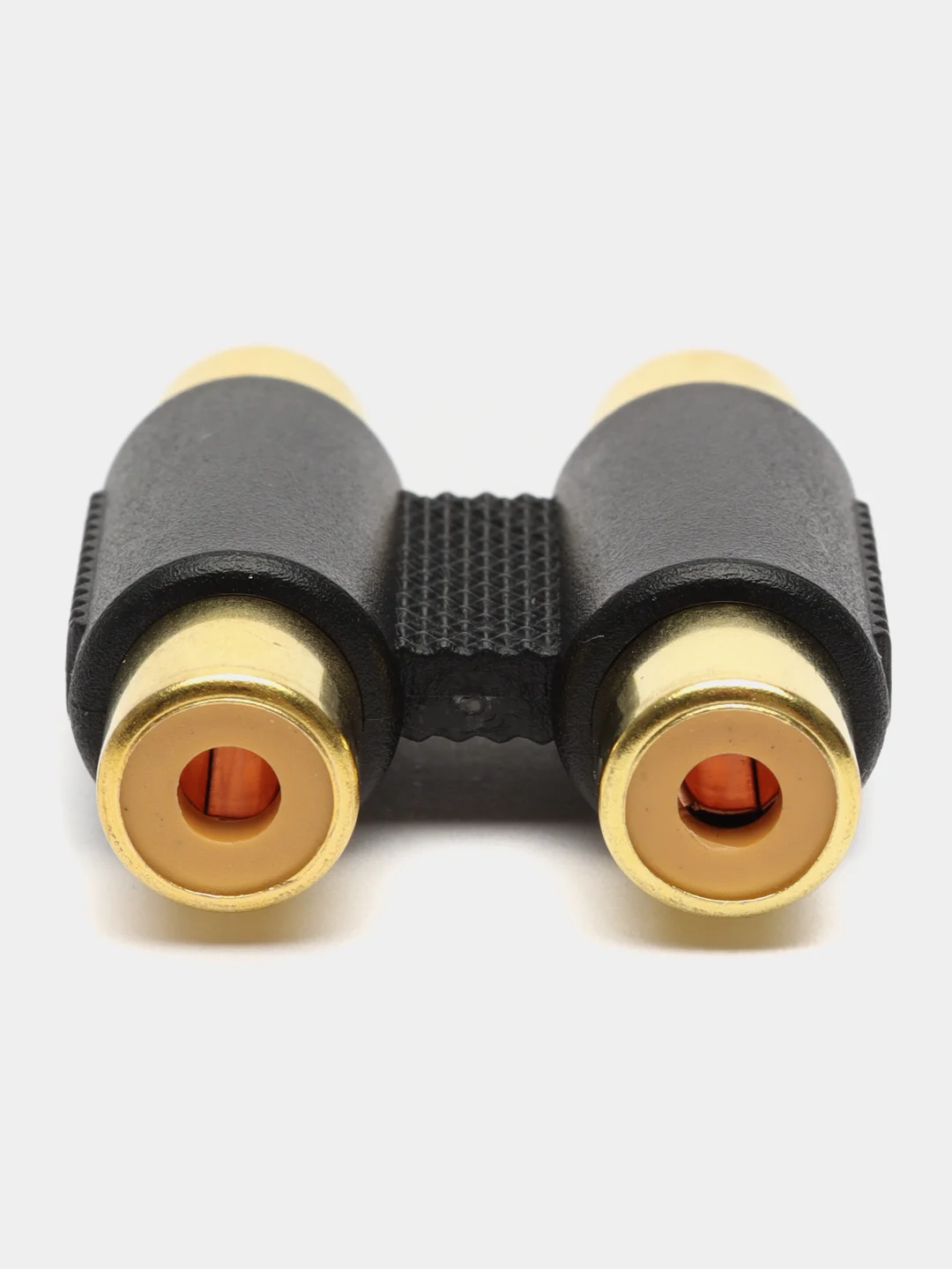 Переход 2 x RCA гнездо - 2 x RCA гнездо пластик Gold, Gold, Pro Legend