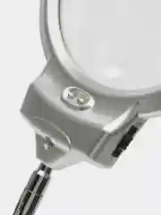 Лупа настольная 2x/5x-130мм на гибком штативе с подсветкой (2 LED)