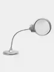 Лупа настольная 2x/5x-130мм на гибком штативе с подсветкой (2 LED)