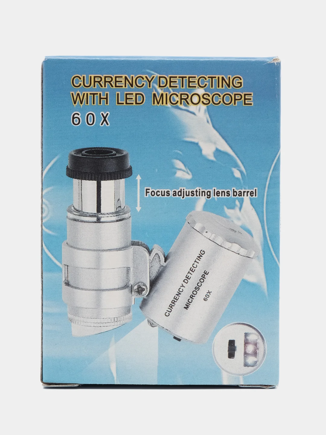 Микроскоп Pro Legend 60x мини, с подсветкой (2 LED) и ультрафиолетом