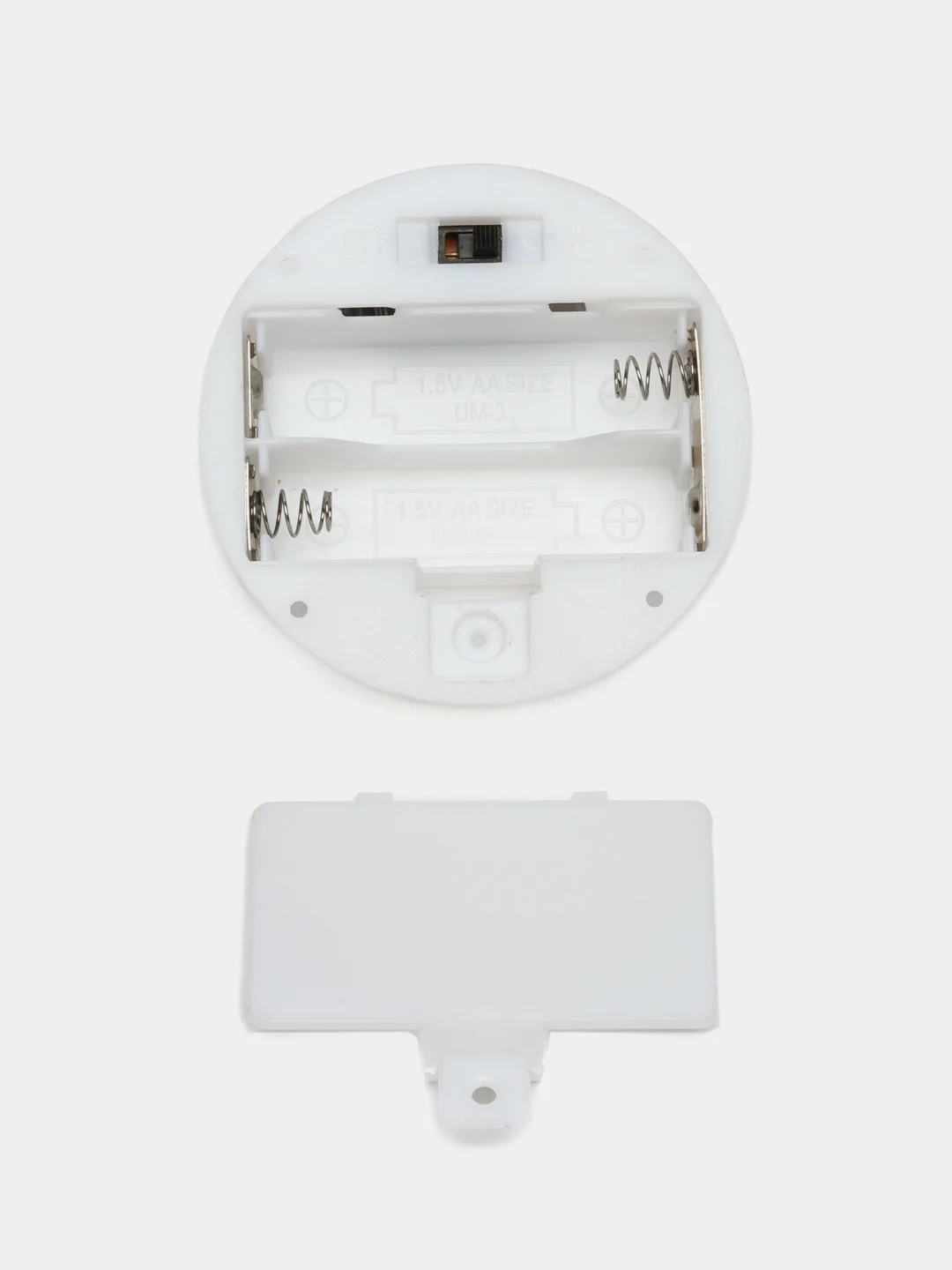 Батарейный отсек AA*2 switch D67*18 мм, закрытый