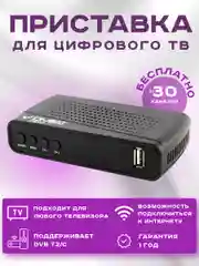 Приставка для цифрового и кабельного ТВ DIVISAT DVS-5111, DVB-T/T2/C