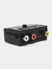 Переходник  SCART вилка - 3RCA розетка с переключателем