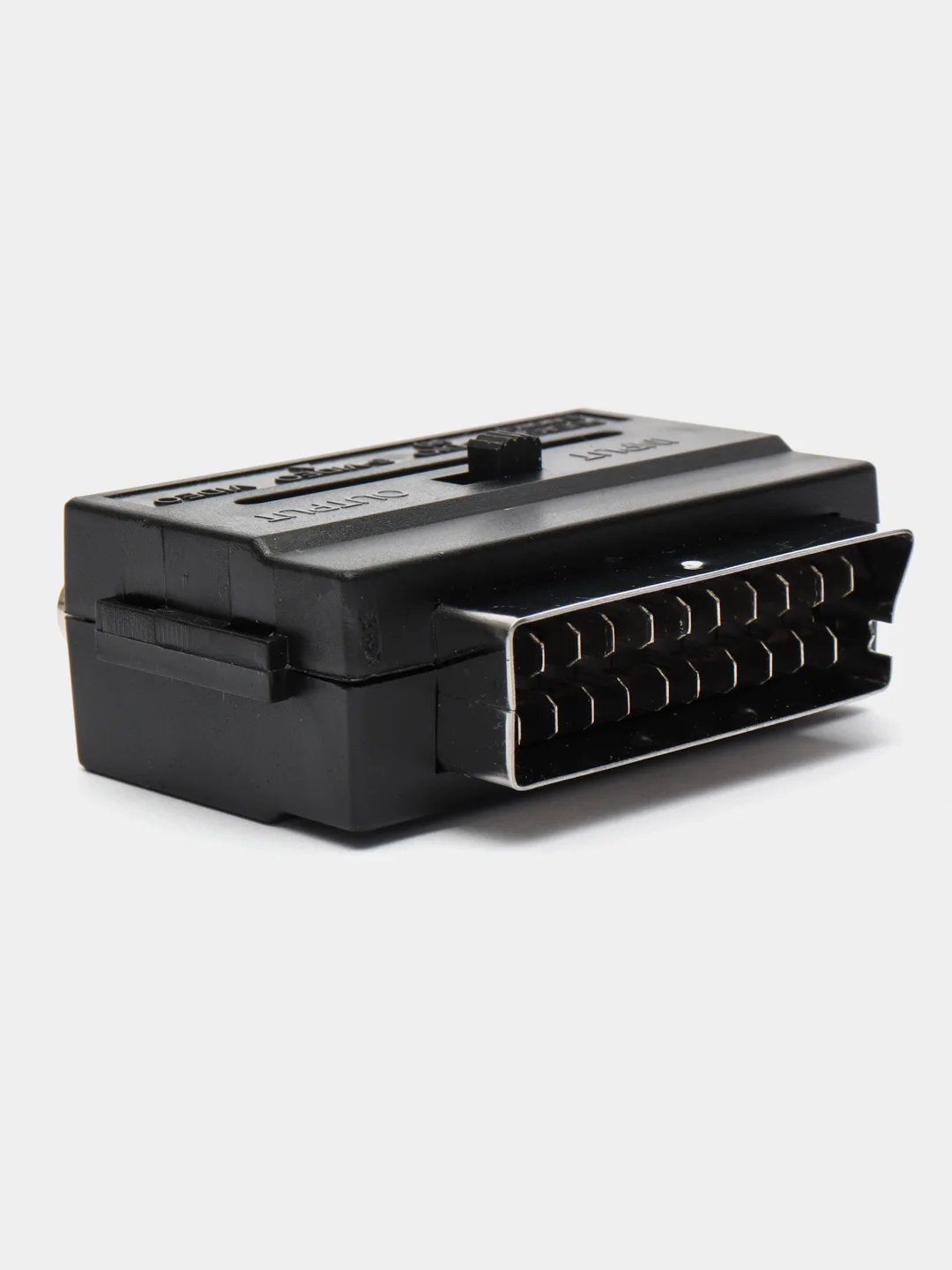 Переходник SCART вилка - 3RCA розетка с переключателем