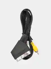 Кабель SCART вилка <--> 3xRCA вилка, видео+стерео-аудио, 1.5 м.