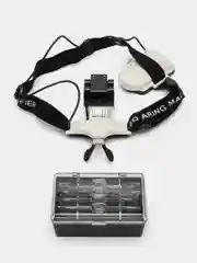 Лупа налобная 6хс подсветкой (2LED) Pro Legend