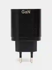 Черный gan зарядное устройство 65 Вт PD + QC3.0, черное