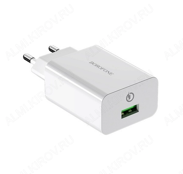 Зарядное устройство, быстрая зарядка QC 3.0 18W, зарядник для телефона BA21A