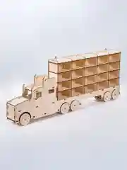 Парковка "Автовоз" для машинок, гараж,настенная полка, КубиГрад