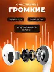 Беспроводные наушники APods 2, с микрофоном, универсальные