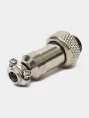 Разъем MIC12 3P гнездо металл на кабель, Pro Legend