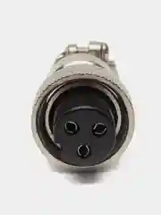 Разъем MIC12 3P гнездо металл на кабель, Pro Legend