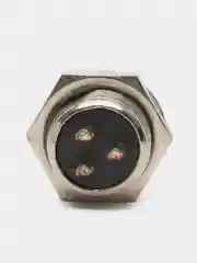 Разъем MIC12 3P штекер металл на корпус, Pro Legend
