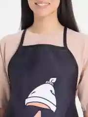 Черный фартук кухонный, женский, мужской, фартук с принтом, креативный