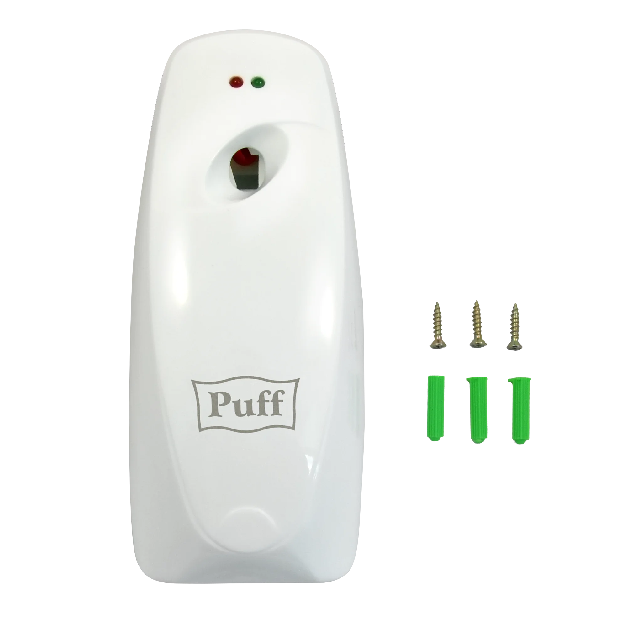 Белый 1402.107 Освежитель воздуха автоматический puff-6110, белый, флакон EUR0 300 мл или 250 мл