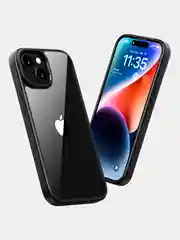Прозрачный чехол для Apple IPhone 14 и 14 Plus / Айфон 14 и 14 + с силиконовым кантом