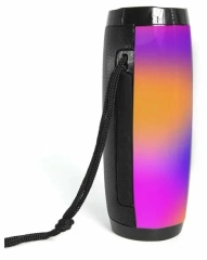 Беспроводная Bluetooth колонка TG-157, Портативная колонка с LED подсветкой, черный