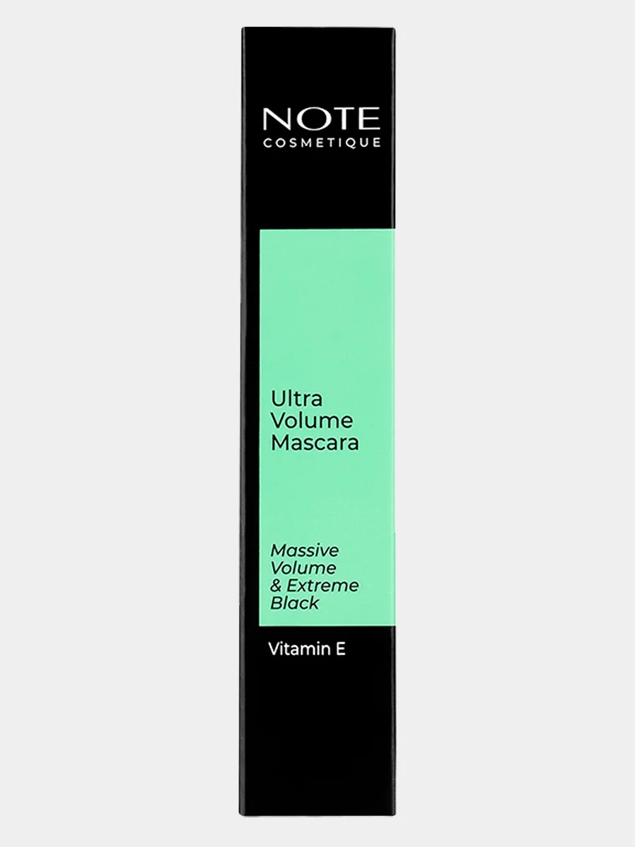 Черный тушь для дополнительного объема ресниц NOTE Cosmetique ultra volume mascara