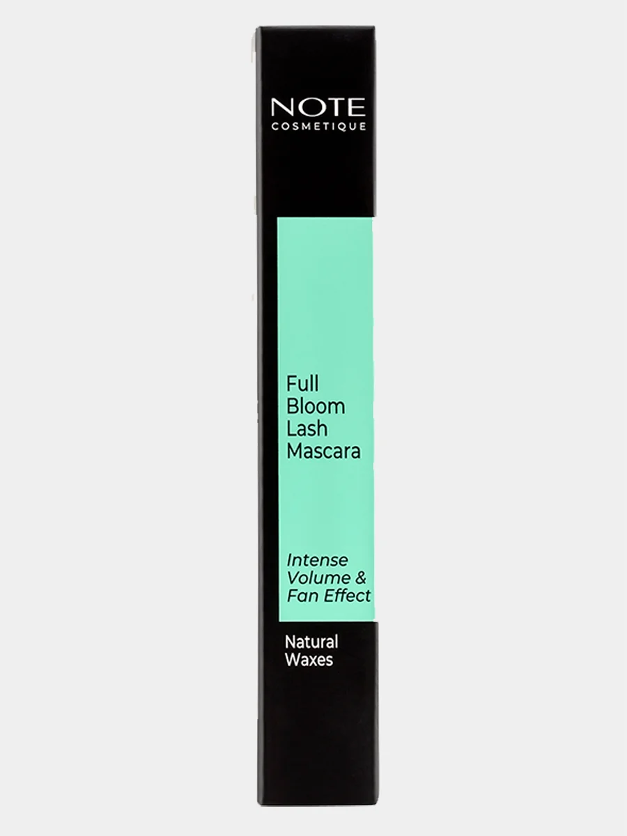 Черный тушь для ресниц NOTE Cosmetique FULL BLOOM для пышного объема и разделения