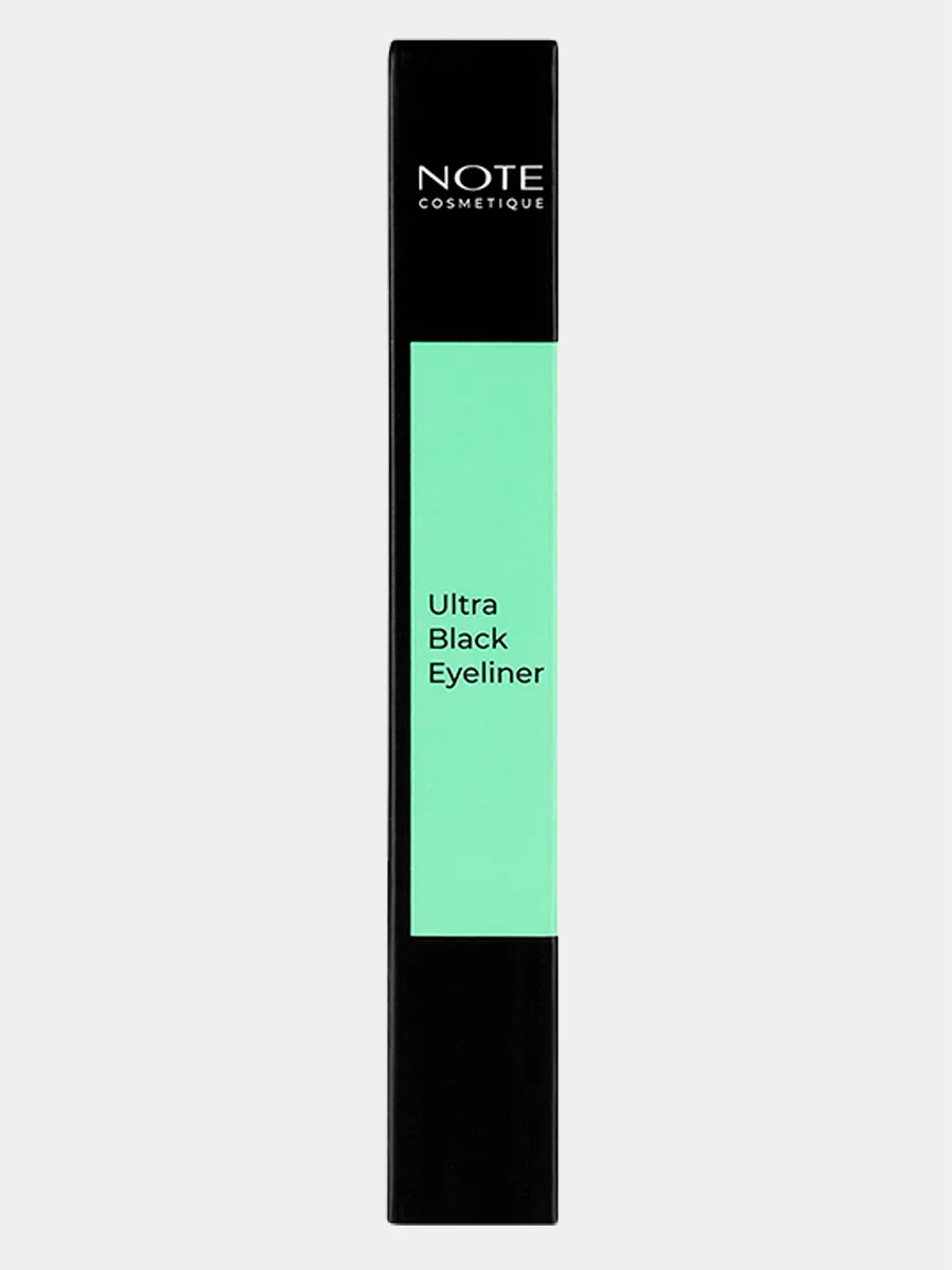 Черный подводка-фломастер для глаз NOTE Cosmetique precision eyeliner черный