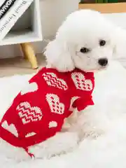 Алый свитер для собак и кошек, свитер для животных .Одежда для собак и кошек