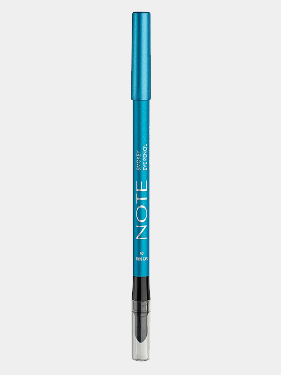 Голубой карандаш для глаз для создания эффекта смоуки NOTE Cosmetique smokey eye pencil