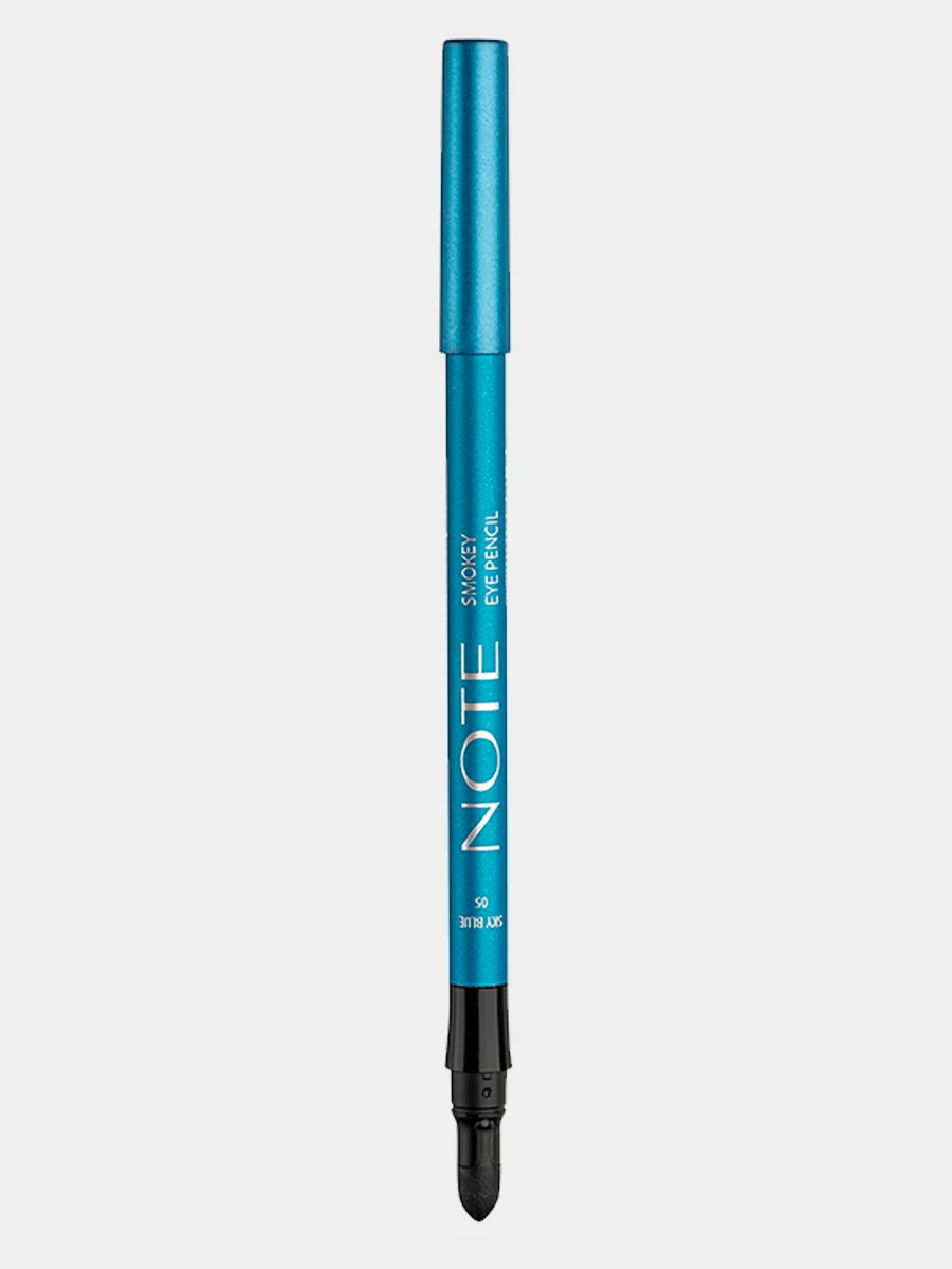 Голубой карандаш для глаз для создания эффекта смоуки NOTE Cosmetique smokey eye pencil