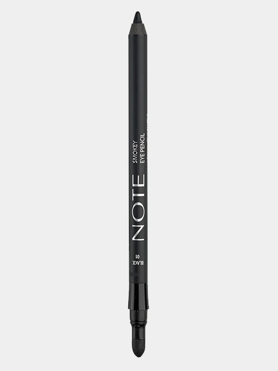 Черный карандаш для глаз для создания эффекта смоуки NOTE Cosmetique smokey eye pencil