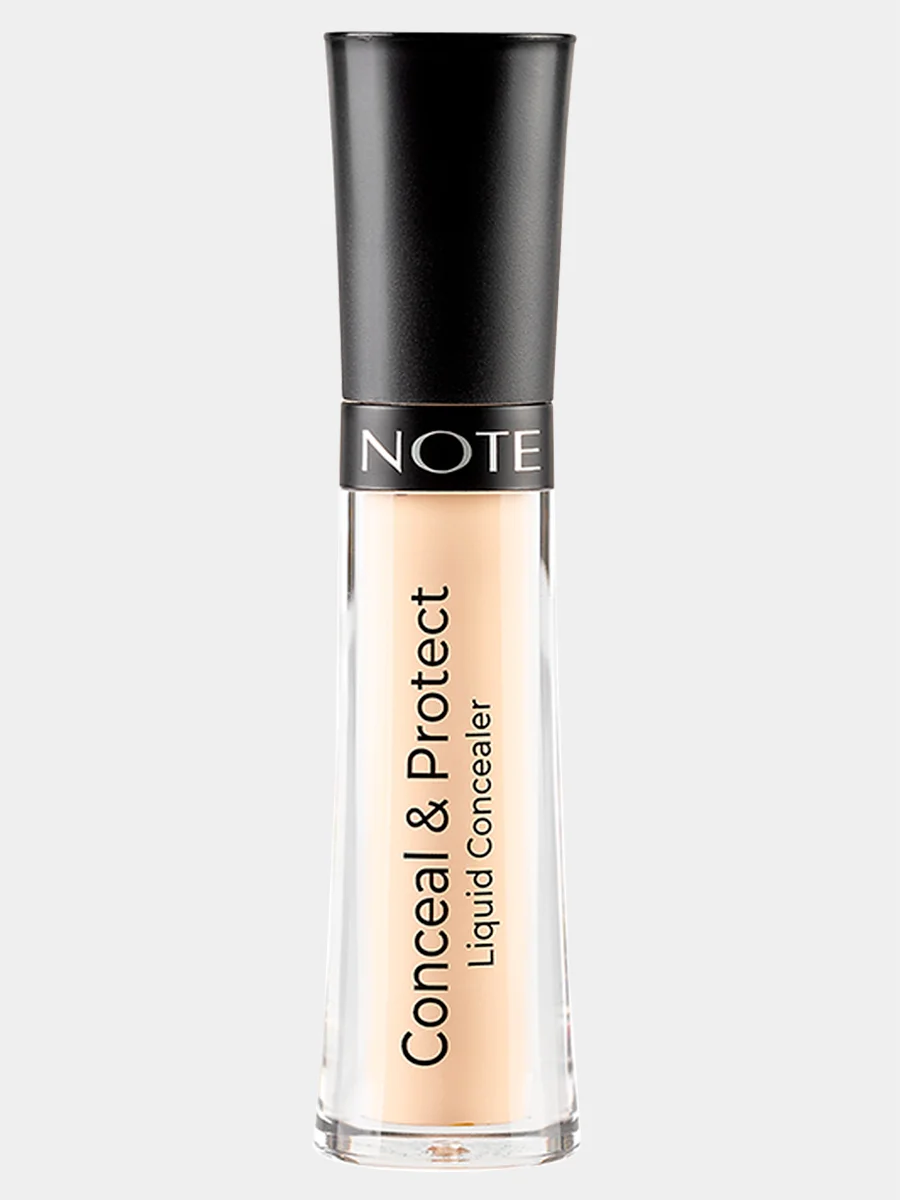 Слоновая кость консилер жидкий маскирующий защитный Note Cosmetique conceal & protect liquid concealer