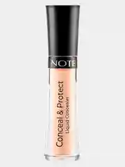 Бежевый меланж консилер жидкий маскирующий защитный Note Cosmetique conceal & protect liquid concealer
