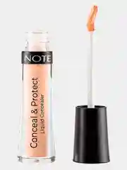 Бежевый меланж консилер жидкий маскирующий защитный Note Cosmetique conceal & protect liquid concealer