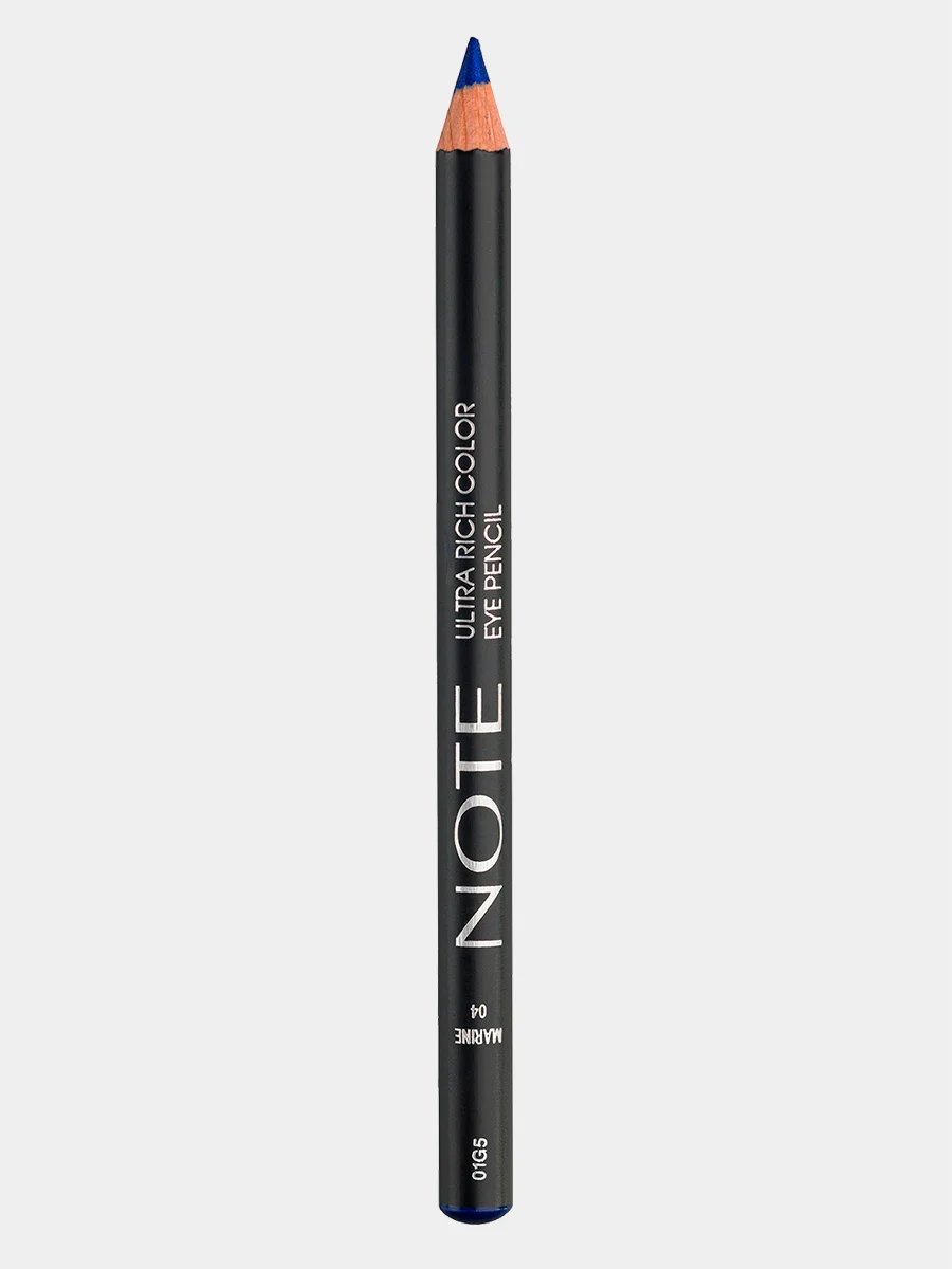 Светло-синий карандаш для глаз NOTE Cosmetique ultra rich color eye pencil насыщенного цвета