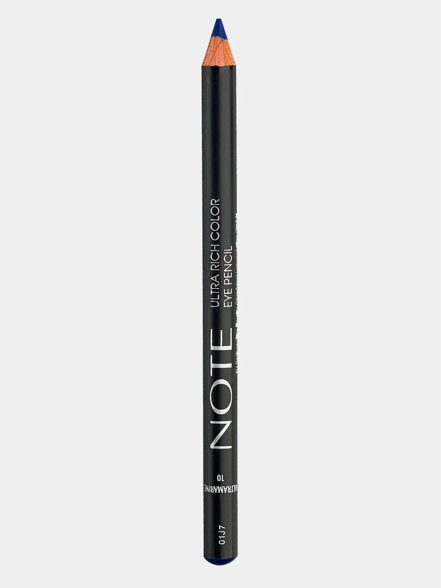 Темно-синий карандаш для глаз NOTE Cosmetique ultra rich color eye pencil насыщенного цвета
