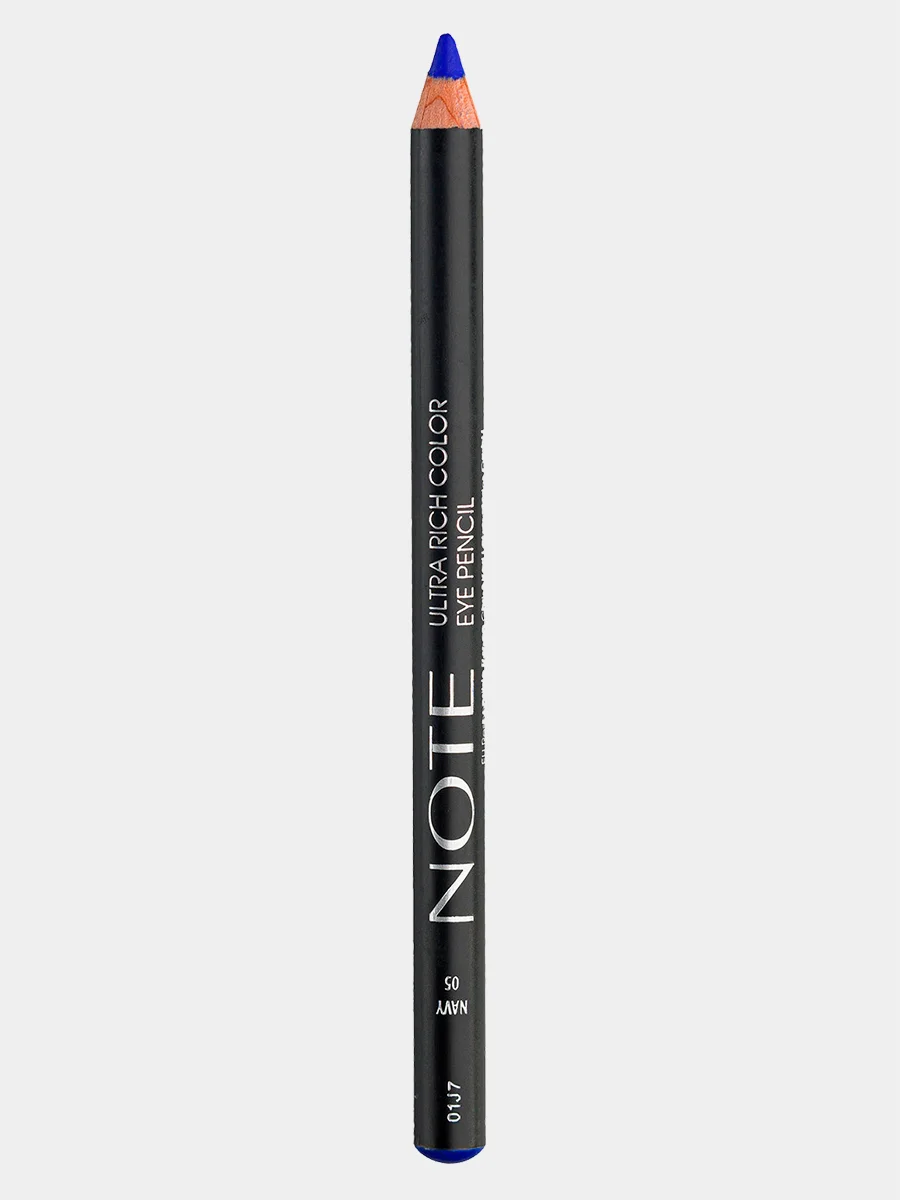 Синий карандаш для глаз NOTE Cosmetique ultra rich color eye pencil насыщенного цвета