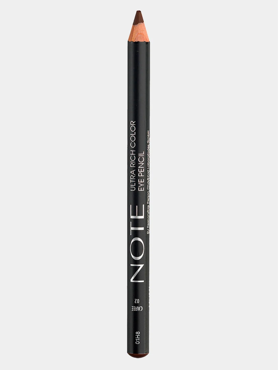 Коричневый карандаш для глаз NOTE Cosmetique ultra rich color eye pencil насыщенного цвета