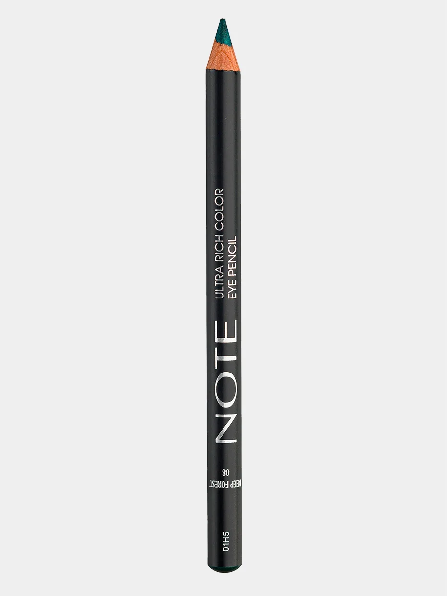 Бирюзовый карандаш для глаз NOTE Cosmetique ultra rich color eye pencil насыщенного цвета