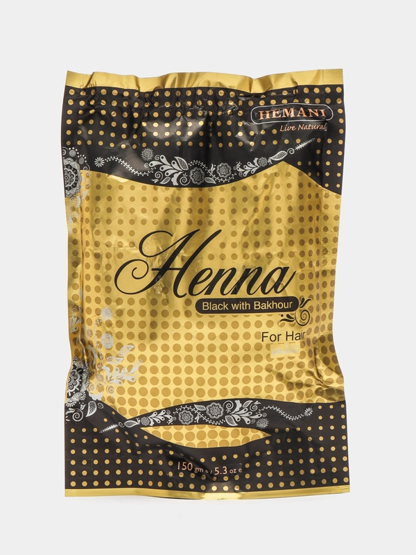 Hemani Черная хна с бахуром 150 гр