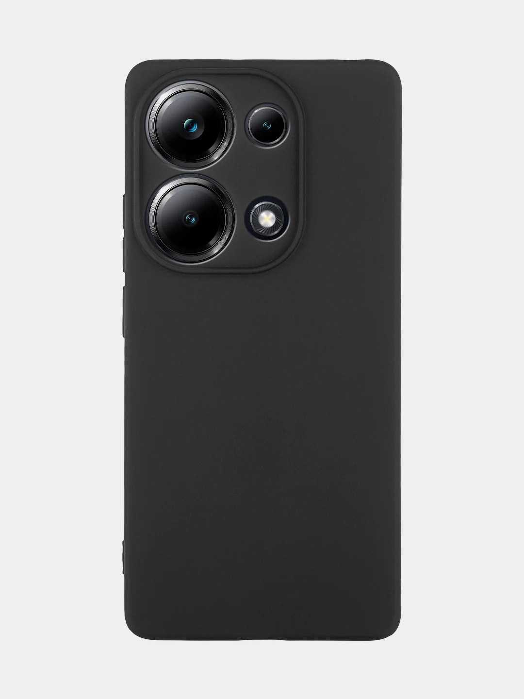 Пурпурный чехол для Xiaomi Redmi Note 13 Pro 4G/ Poco M6 Pro 4G силиконовый BROSCORP c защитой камер