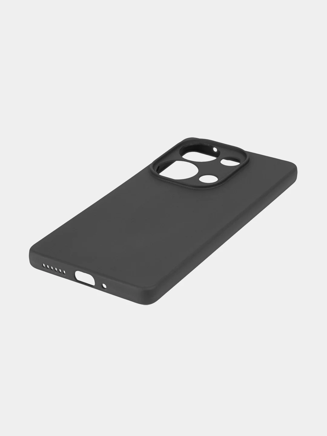 Пурпурный чехол для Xiaomi Redmi Note 13 Pro 4G/ Poco M6 Pro 4G силиконовый BROSCORP c защитой камер