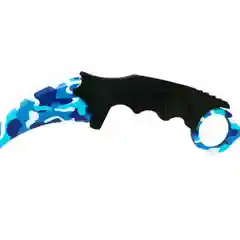 Нож деревянный керамбит "Камуфляж" CS:GO кс го скин "чистая вода"
